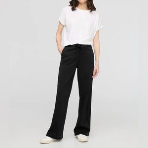 No Sweat Wide Leg Pant in Black